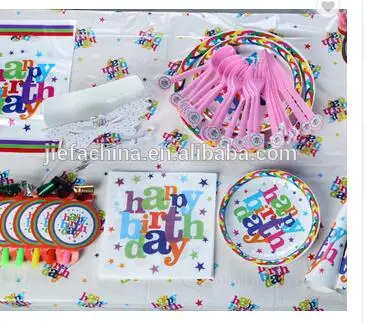 

Food Grade Factory Price Kids Birthday Party Sets