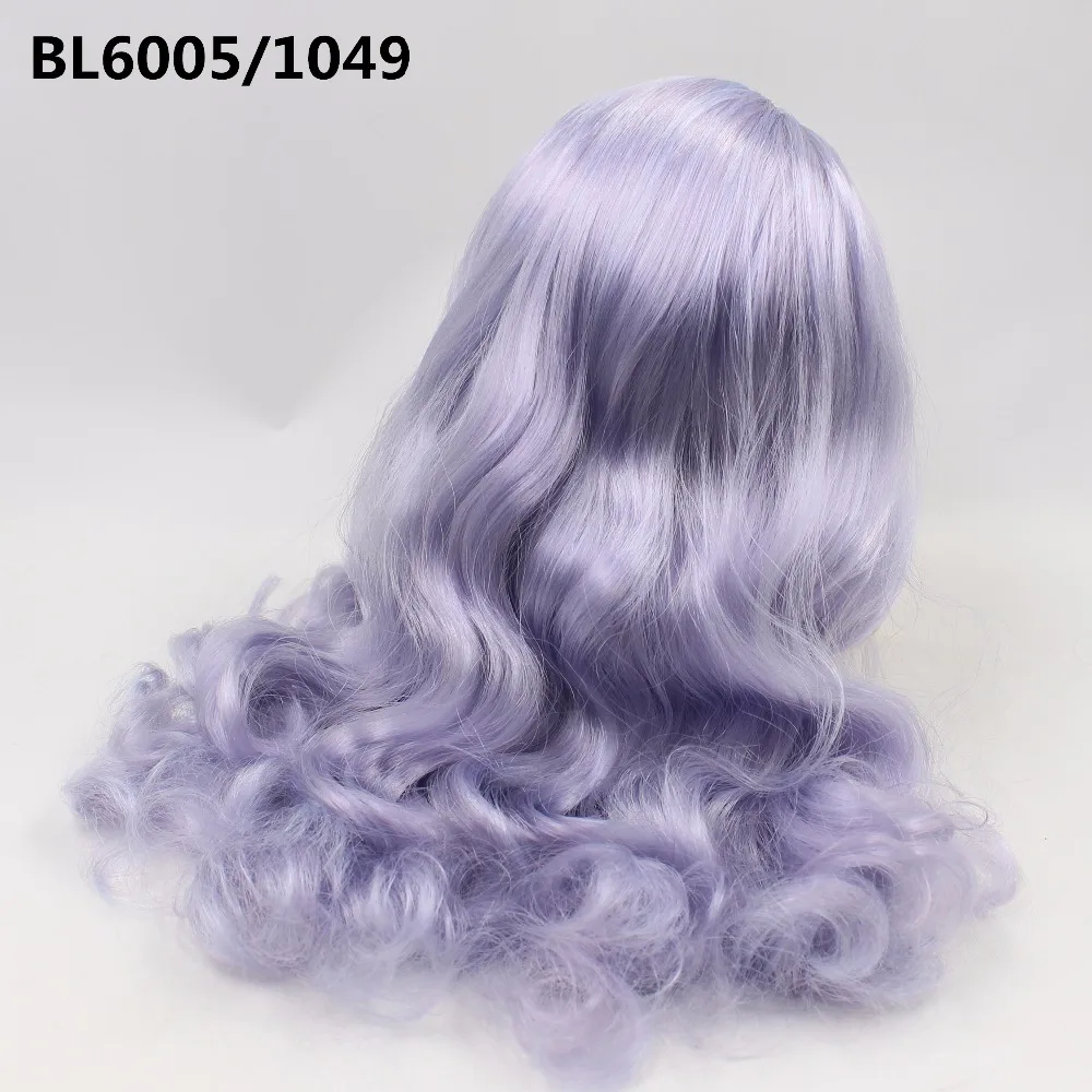 Blyth кукла ледяной RBL головы купол только парик волосы для DIY пользовательские куклы