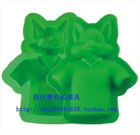 Средний Кролик силиконовый торт Шоколадный Мыло пудинг желе конфеты ледяное