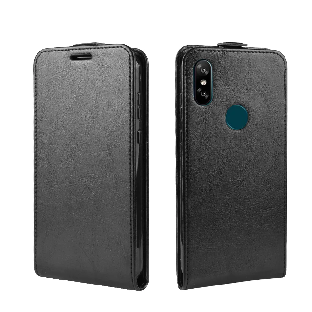 Чехол для телефона Doogee Y8 откидная задняя крышка из искусственной кожи