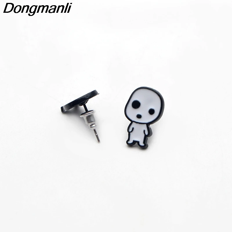 P3152 Dongmanli Specter нержавеющая сталь пирсинг для уха пусеты дети милые серьги женщин