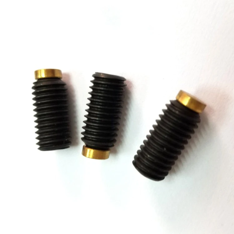 5pcs high precision M4 thread allen headless set screws grubs bolts hex socket brass end grub screw stop buffer bolt BLACK | Обустройство