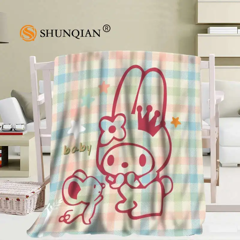 Custom Art Cartoon Rabbit Blanket Soft DIY Picture Decoration Bedroom Size 56x80Inch 50X60Inch 40X50Inch A7.10 | Дом и сад