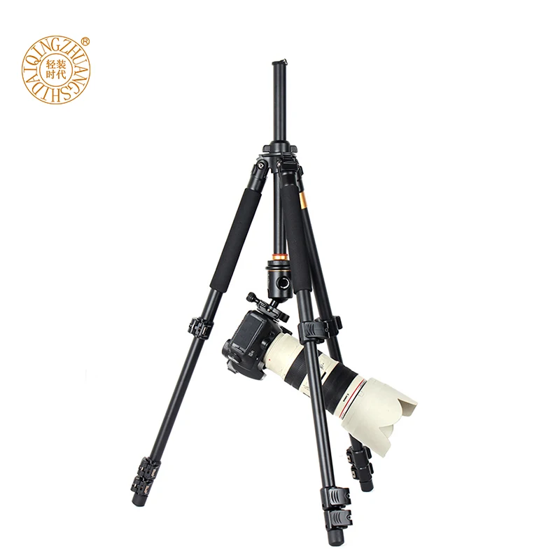 QZSD Q471 tripod manufacturer digital camera with ball head aluminium professional stand lightweight flexible portable | Электроника