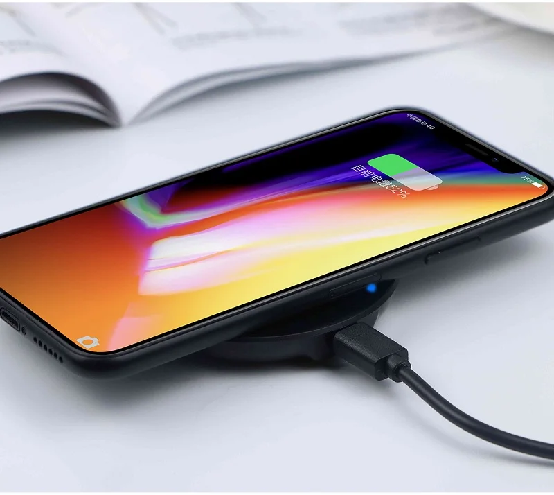Быстрое беспроводное зарядное устройство для iPhone X 8 plus samsung S9 S8 шесть способов