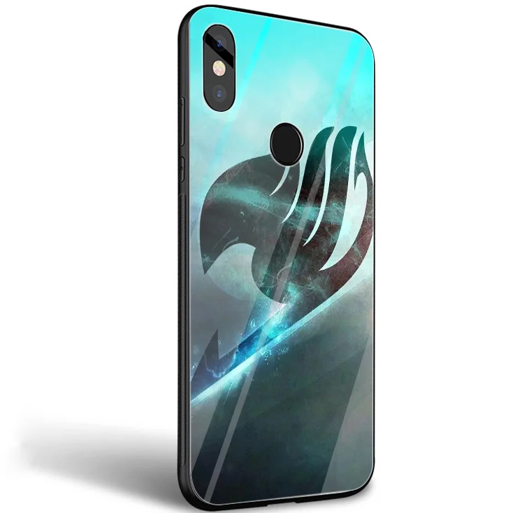 Gerleek стеклянный чехол с хвостом феи для Xiaomi Mi 8 Lite 9 A1 A2 Redmi Note 5 6 7 Pro 6A 4X pocophone