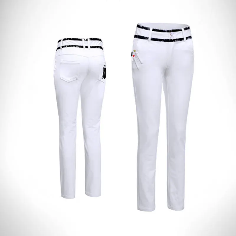 Женская Высокая эластичность брюки для гольфа тонкий легкий тренировочные