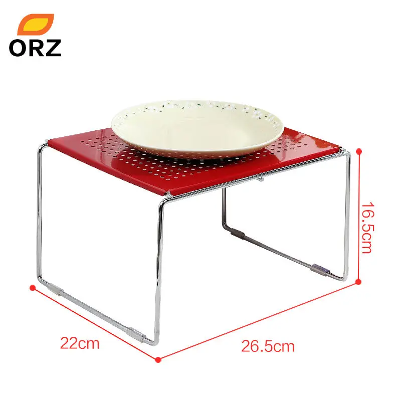 ORZ 2 шт./компл. Красный Железный одиночный шкаф полка многофункциональная