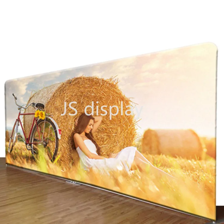 20ft Straight Portable Tension Fabric Trade Show Display Pop Up Stand Booth Back Wall with Custom Graphic Printing | Дом и сад