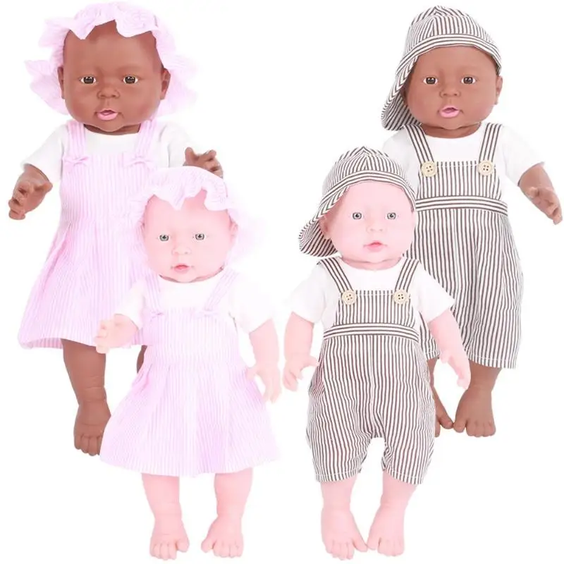 41/50 см новорожденный Детские моделирования куклы мягкий винил Reborn Baby Doll детский сад реалистичные Playmate модель игрушка с одеждой