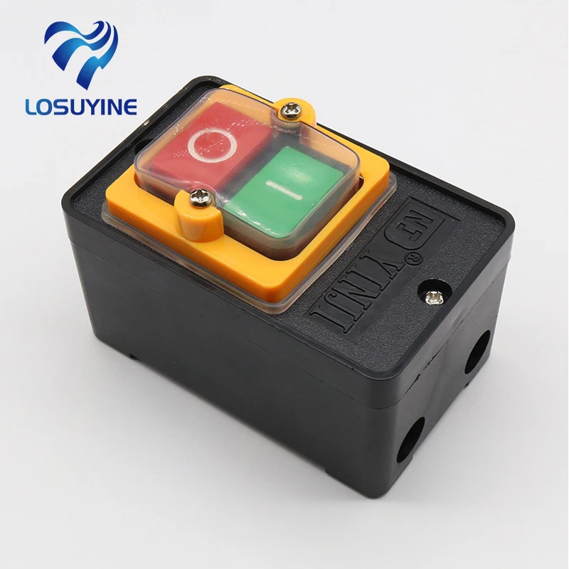 Водонепроницаемый кнопочный переключатель, 10 А, 380 В