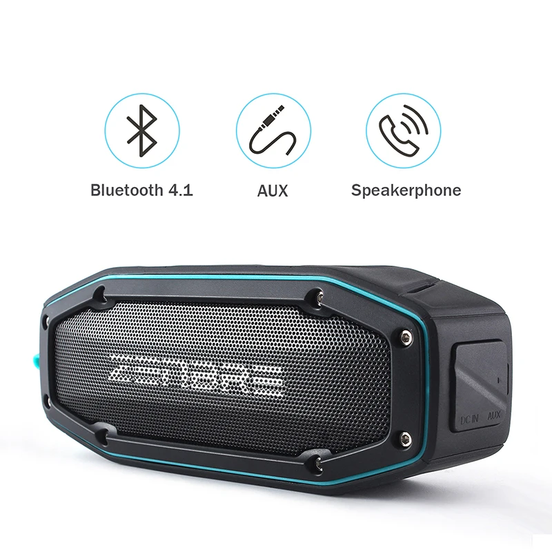 Bluetooth колонки V4.1 ZENBRE D6 10 Вт Портативный с IPX6 Водонепроницаемый противоударный до