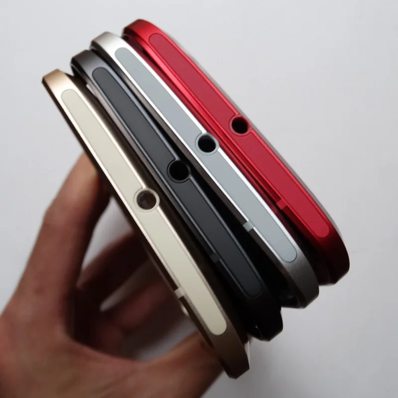 Чехол-накладка для HTC M10 металлический с кнопками регулировки громкости и