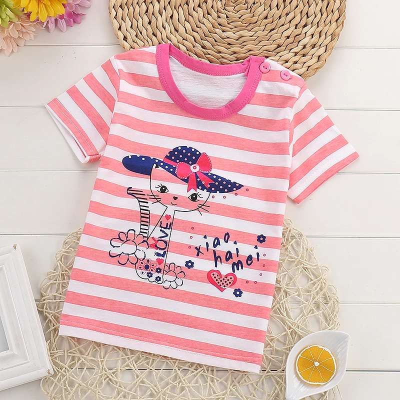 

2019 new baby boys t shirts summer trolls girl t shirt cartoon tops quality 100% cotton kids short sleeve t-shirt tshirt