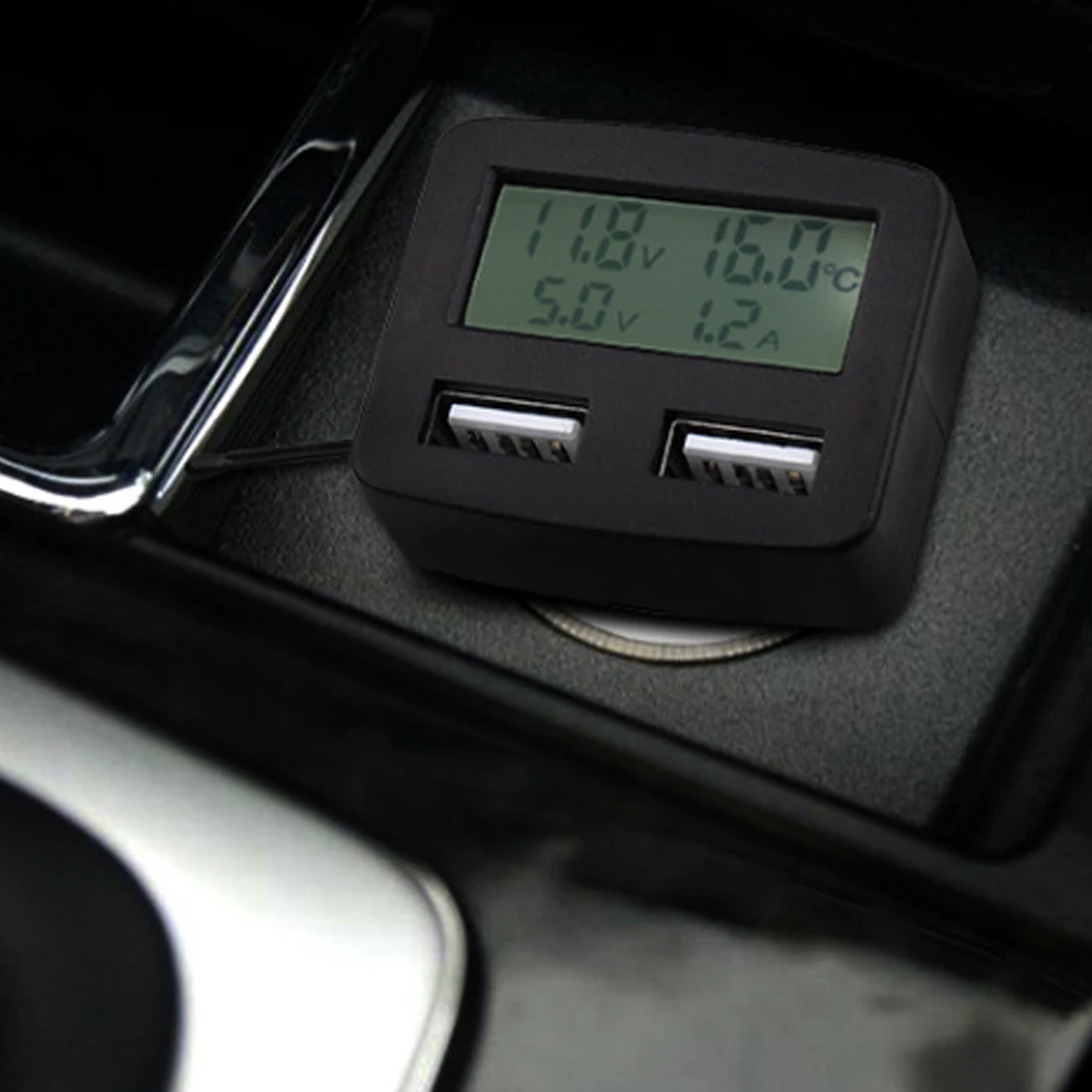 5 в 1 портативный автомобильный тестер напряжения с двумя USB-портами | Инструменты