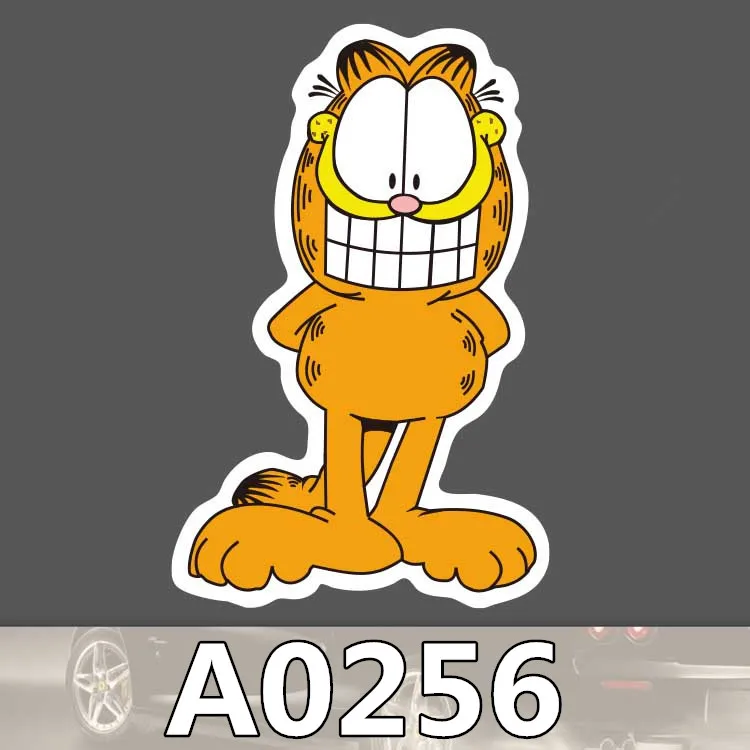 Garfield мультфильм аниме стикер милый кот водонепроницаемый чемодан ноутбук