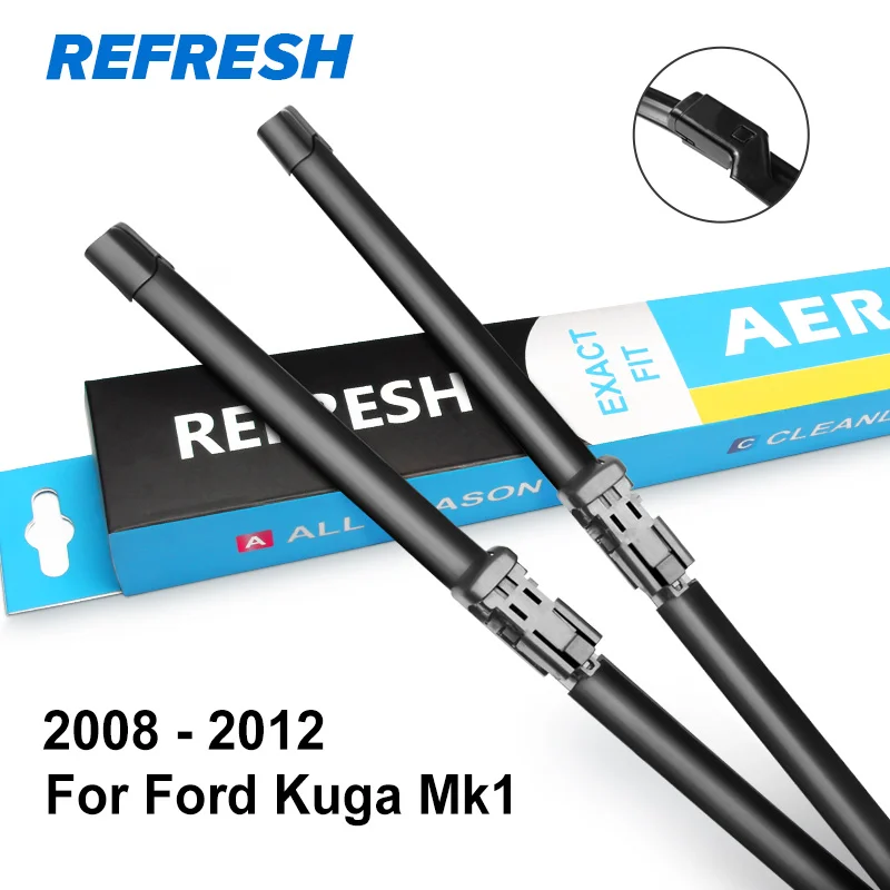 2008 - 2012 ( Mk1 ) REFRESH Щетки стеклоочистителя для Ford Kuga Mk1 / Mk2 Fit Pinch Tab Руки / Нажимные кнопки Модельный год с 2008 по год - Цвет: 2008 - 2012 ( Mk1 )