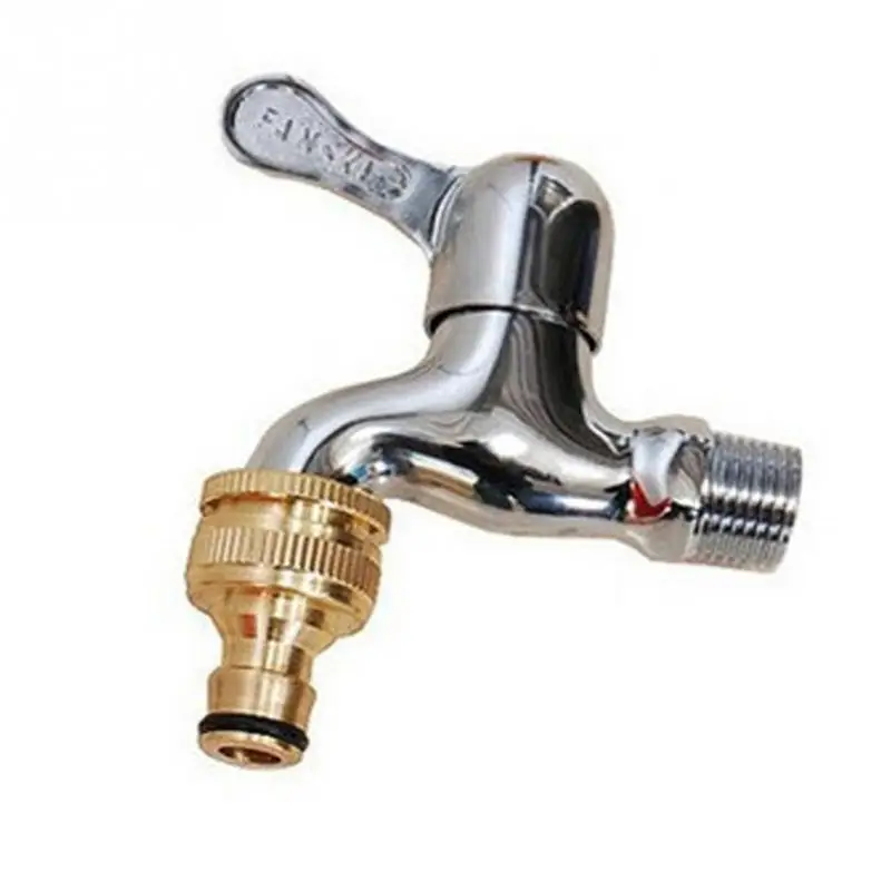 Высокое качество 3/" до 1/2" дюймов 46 мм латунный садовый кран водопроводный шланг соединитель фитинг
