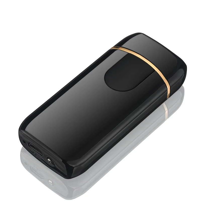 Сенсорная электрическая зажигалка двойная дуга USB Электронная плазменная