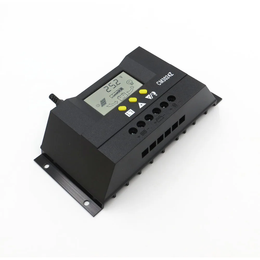 CM3024Z 30A 12 V 24 PWM панель солнечных батарей Контроллер заряда батареи Регуляторы