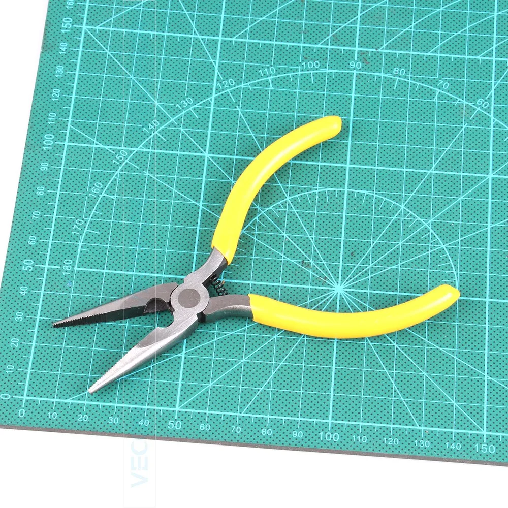 Мини Длинногубцы ювелирные изделия делая ручной инструмент DIY Бисероплетение Ювелирный инструмент 5 дюймов