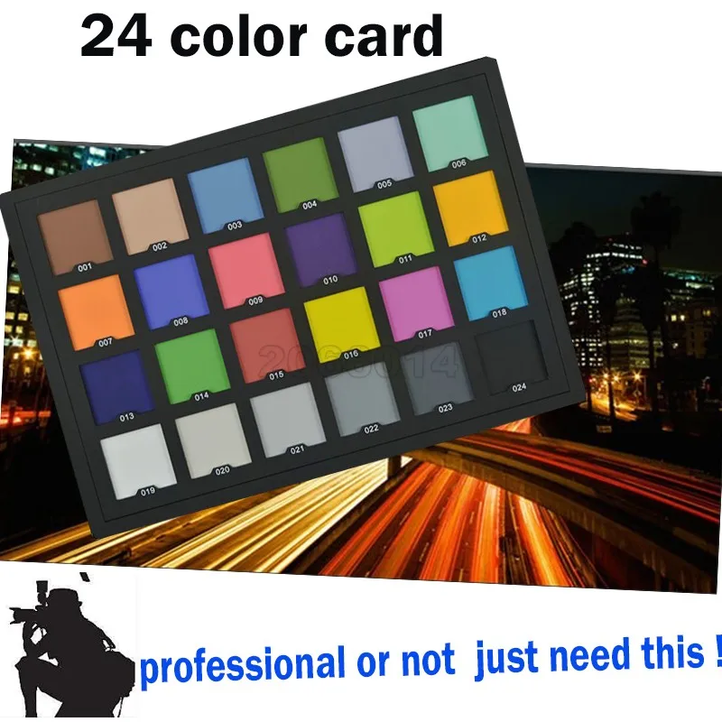 Фото Аксессуары Для Улучшенный Цифровой 24 Цвет Карты Тест Цветового Баланса