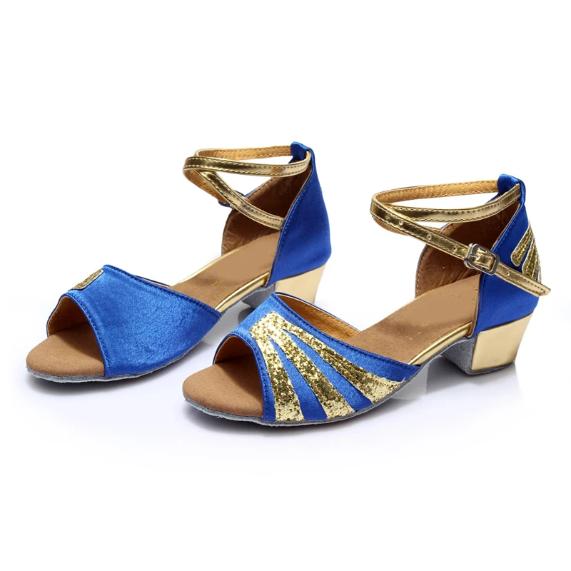 Новая обувь для латинских танцев на низком каблуке Обувь бальных сальсы танго