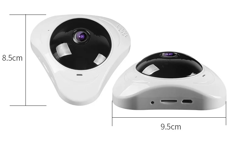 2017 HD 960 P 3D VR WI FI IP Камера обзора 360 градусов Ночное видение мини Беспроводной