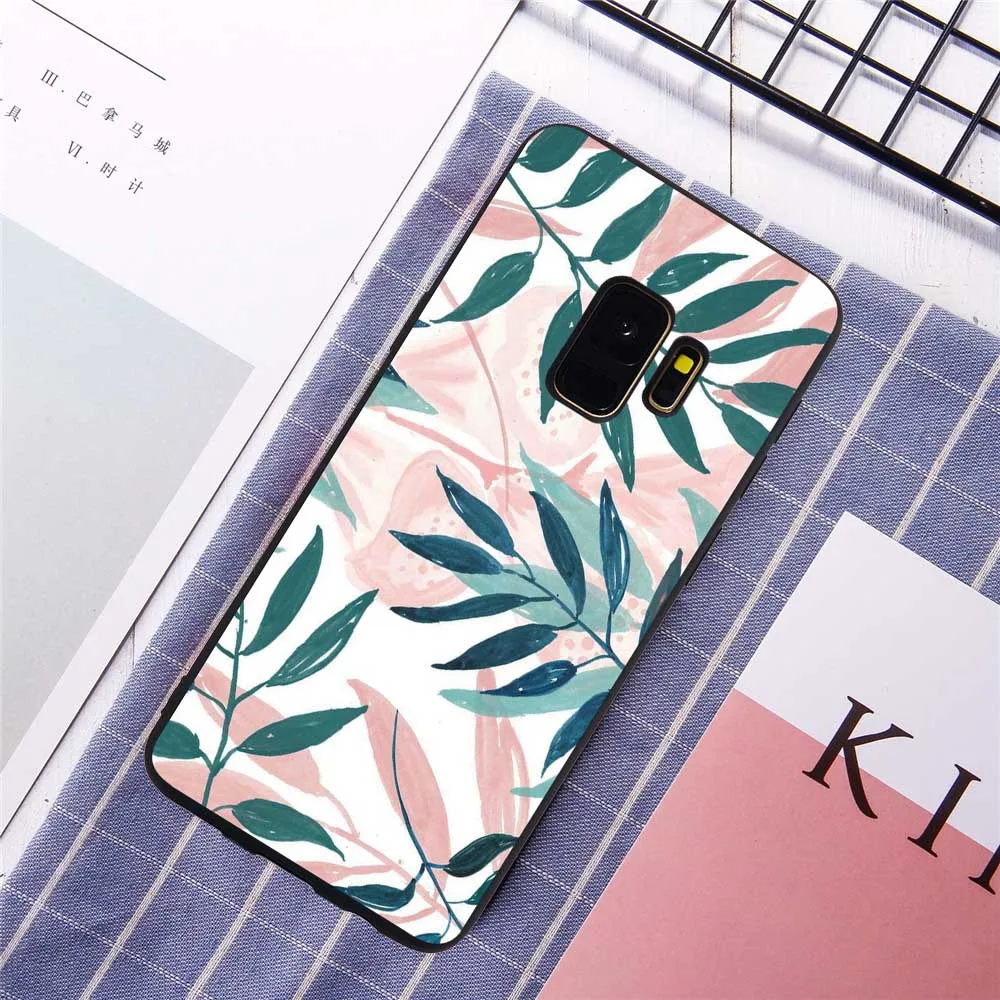 Cases For Samsung A8 2018 A6 Plus A7 A3 A5 2017 A320 A520 A720 Flowers Cat Fish Marble Stars Soft Silicone Phone Bag |