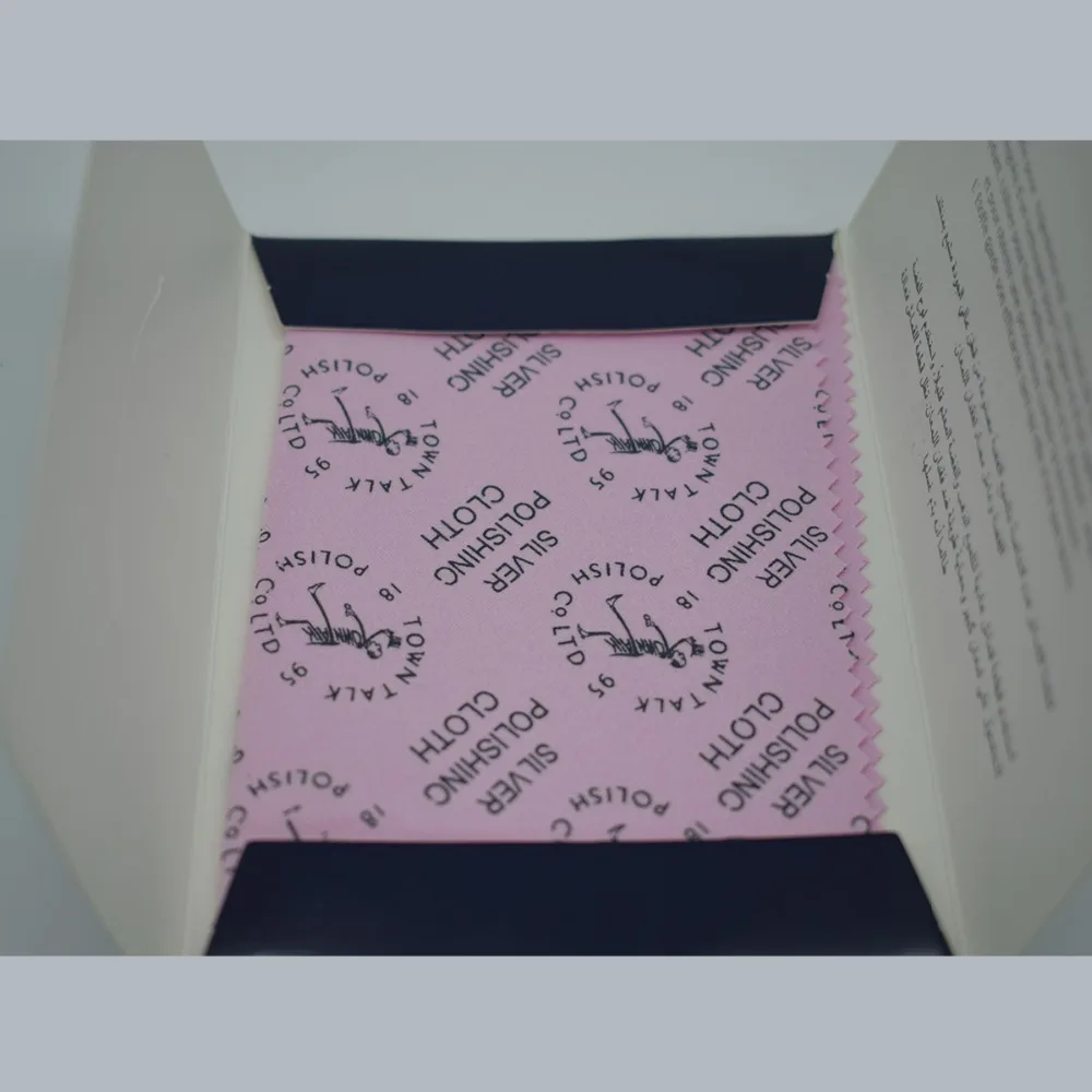 2016 протрите серебристо-золотые ювелирные изделия ткань для полировки делая 5 шт. |