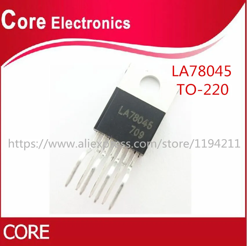 50 шт LA78045 TO220 7 78045 220 Новинка|Интегральные схемы| |