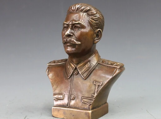 Западный бронзовый медный политика Иосиф висарионович Сталин статуя для