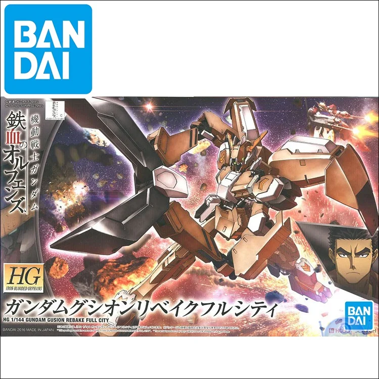 

Original Model HG 1/144 Gundam GUSION REBAKE FULL CITY Mobile Suit Gundam IRON-BLOODED ORPHANS Assemble Model Action Figures