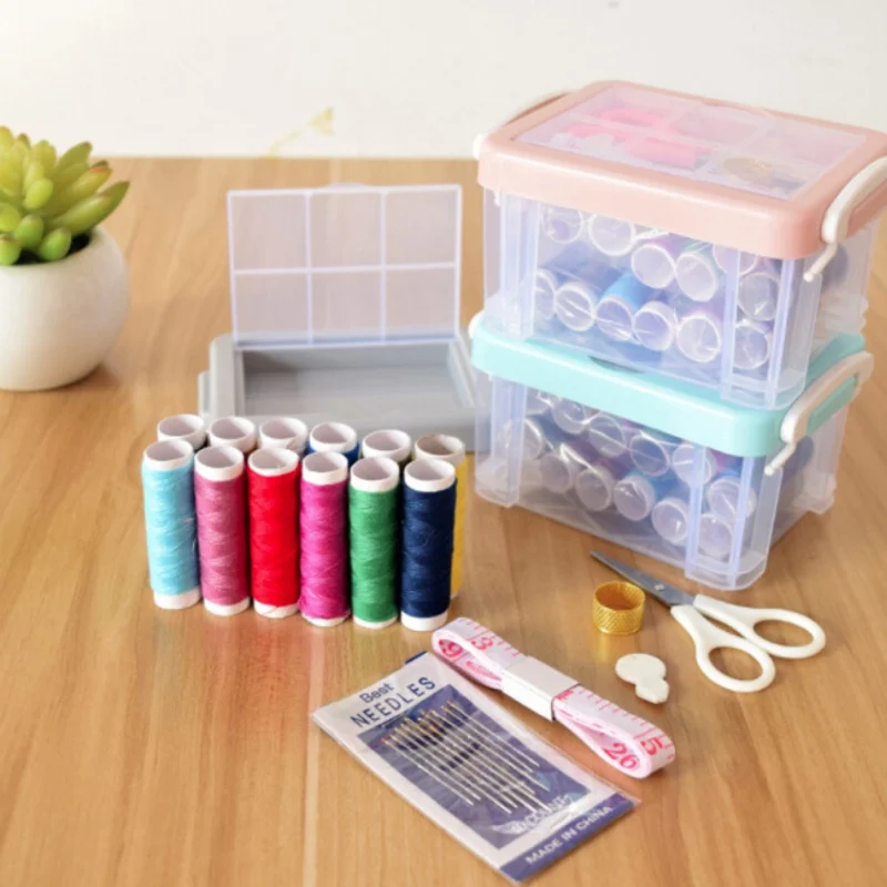 2019 коробка швейная корзина Набор аксессуаров для швейной коробки DIY Швейные