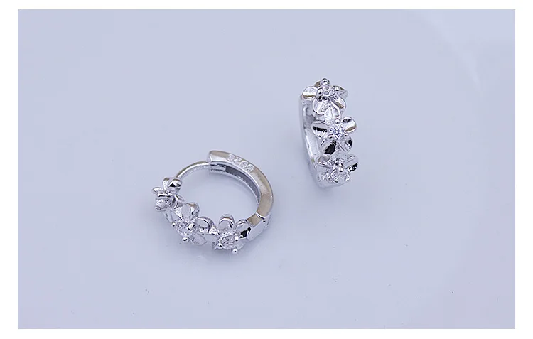 Женские серьги из серебра 925 пробы с камелией|earings for women girls|silver earringsearrings |
