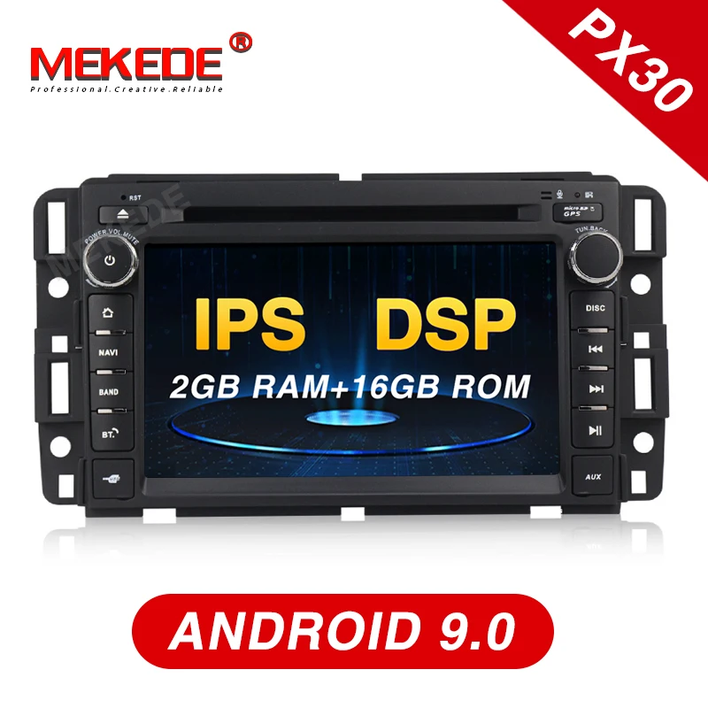 Мультимедийный плеер Mekede Android9.0 встроенный DSP IPS автомобильный DvD GPS для