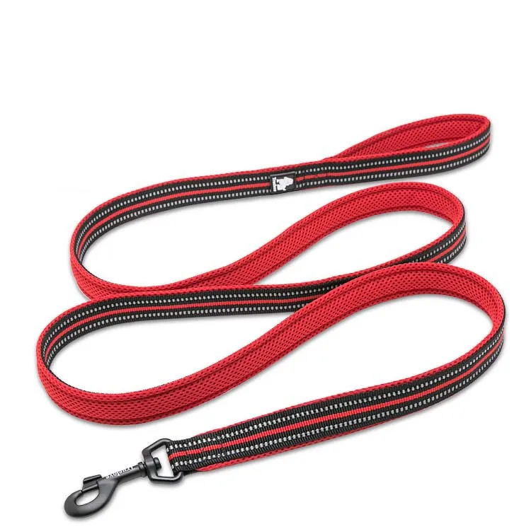 red MySudui Truelove, 200 см, нейлоновый поводок для собак, двойной, трехкратный, для бега, светоотражающий, безопасный, для прогулок, дрессировки, поводок для собак - Цвет: red