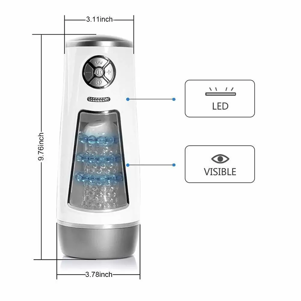 Мощная насадка для автоматической мастурбации с несколькими режимами 3d