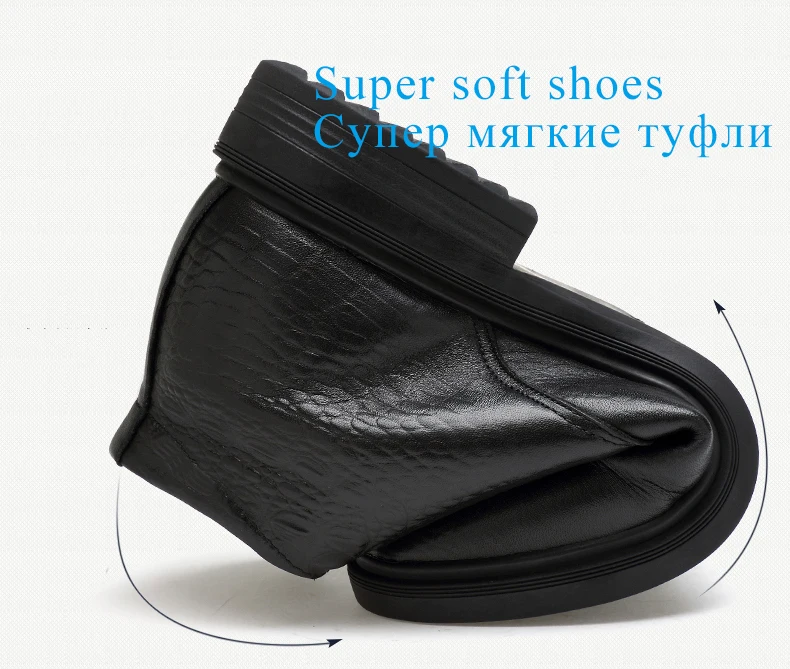 MVVT/мужские зимние ботинки размера плюс с мехом; официальные ботильоны из натуральной кожи; модельная обувь; мужские теплые кожаные ботинки