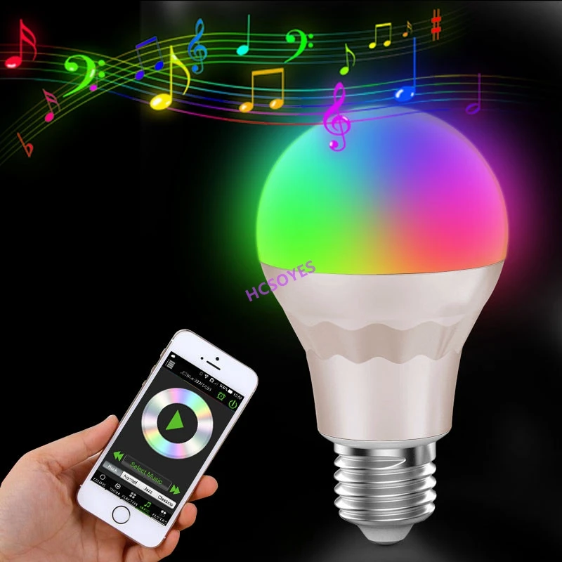 

AC85-265V E27 7.5W Smart Wifi Bulb RGB White Led bulb Wireless remote controller lamp led light Dimmmable bulbs for IOS Android
