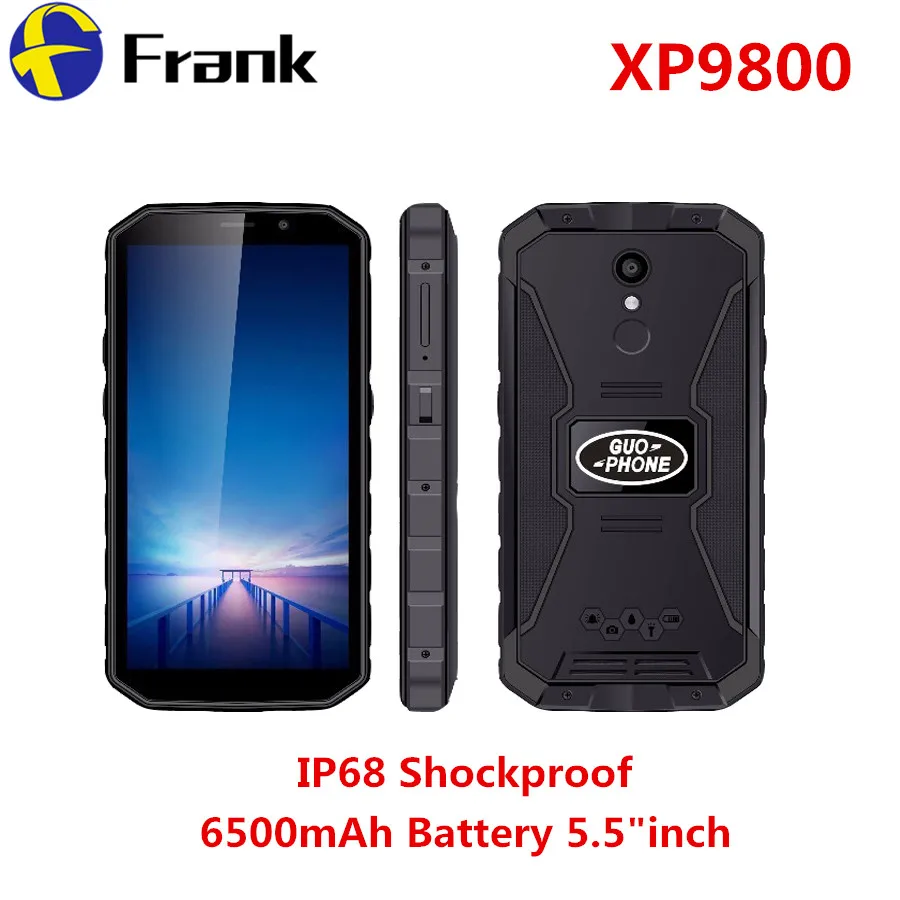 Guophone XP9800 водонепроницаемый смартфон экран 5 дюймов четырёхъядерный Android 2 Гб ОЗУ 16