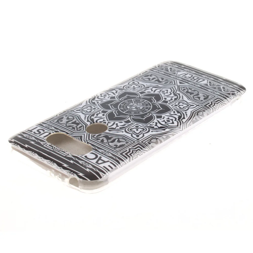 Для LG G5 IMD Прозрачный Корпус Ясно Лепесток Тотем Гель ТПУ Protector Задняя Крышка