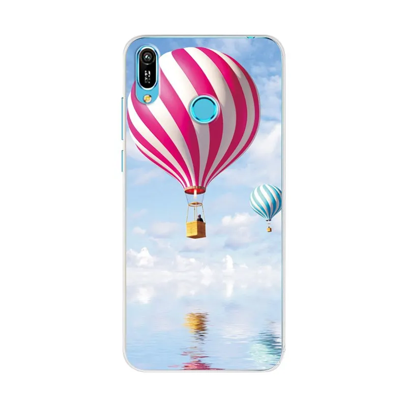 YOUVEI Новинка чехол для телефона Huawei Y6 2019 6 09 ''новейший мягкий ТПУ с принтом Honor