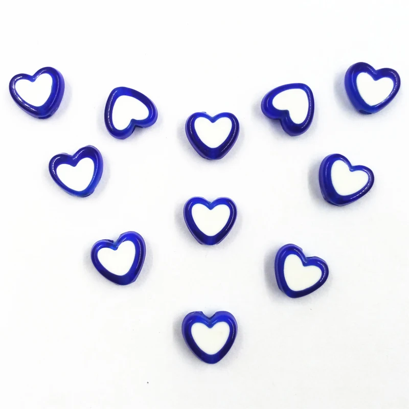 Новинка 150 шт./лот акрил сердце бусы украшение кулон бисер Подходит браслет