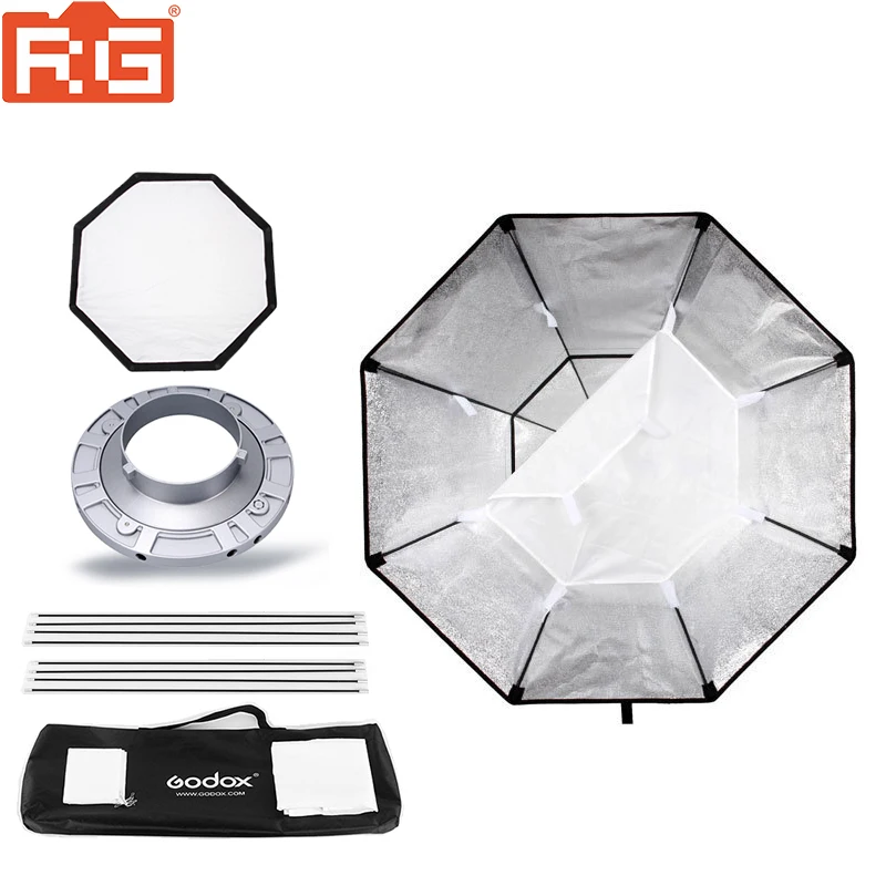 Софтбокс Godox 95 см/120 см/140 см переносная прямоугольная мягкая коробка с креплением