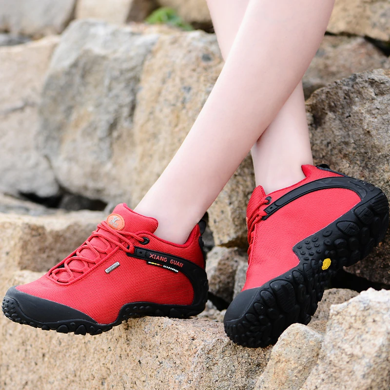 Женские кроссовки для походов XIANG GUAN Красные прогулок 36 39|trekking boots|women hiking shoeshiking