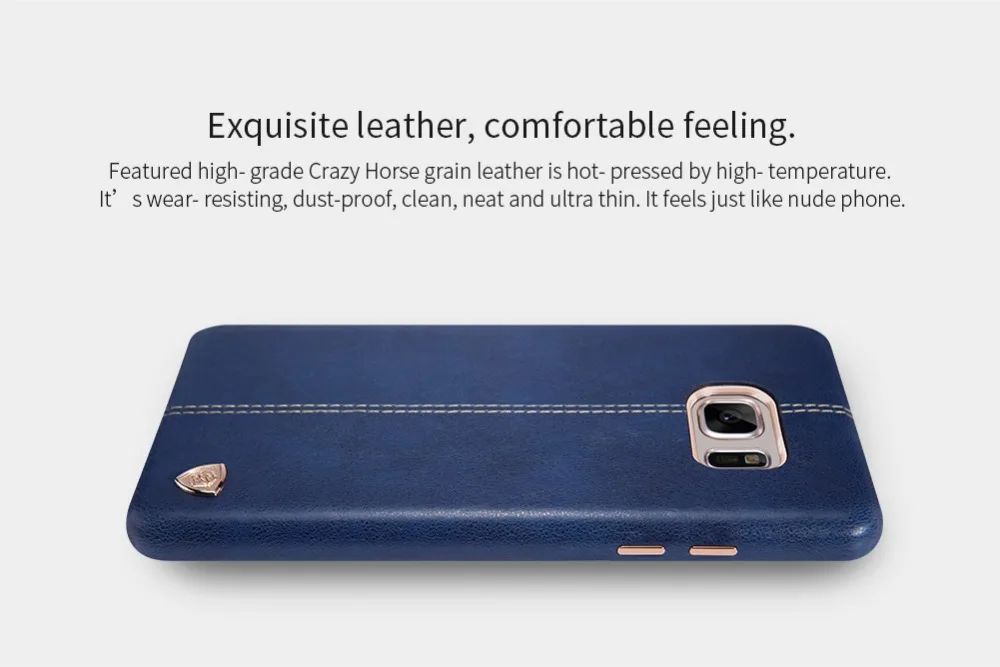 Чехол Nillkin Englon для samsung Galaxy Note FE Fan Edition, Роскошный чехол из искусственной кожи, винтажная задняя крышка, чехол для телефона s