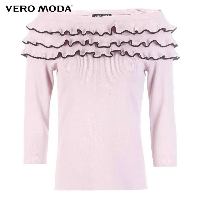 Vero Moda New Flat Shoulder knit Sweater | 318324532 Женская одежда