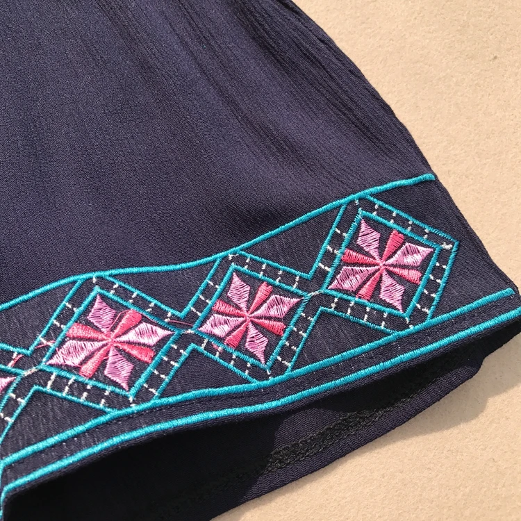 Женские винтажные комбинезоны с вышивкой летние пляжные праздничные