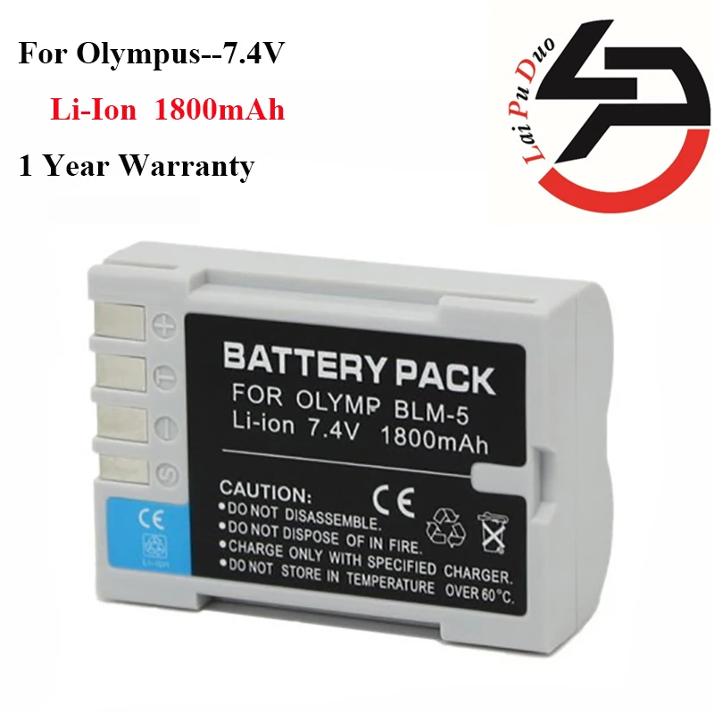 Высокое качество 1800 мАч новая запасная батарея для Olympus|for olympus|olympus batterybattery olympus |